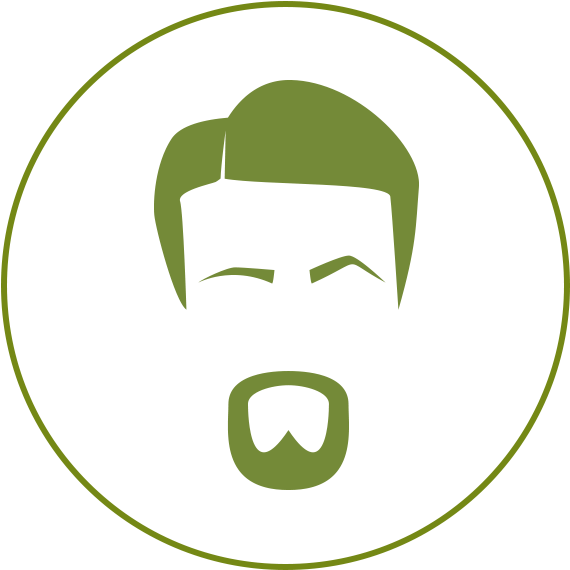 Goatee Goatees Look Especially Good On Slim, Angular - Man Eyebrow Icon Clipart (600x600), Png Download