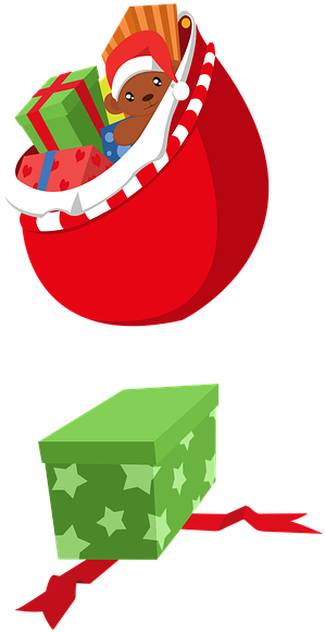 Christmas Gift Clipart 29, Buy Clip Art - Png Download (452x720), Png Download