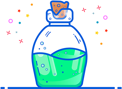 Health Potion - Sunset - Rocket Clipart (600x600), Png Download