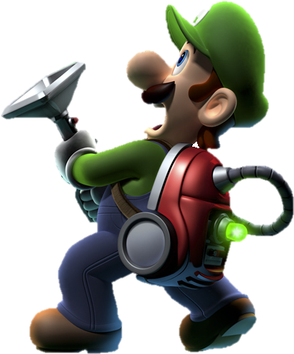 Luigi's Mansion Png - Luigi's Mansion Dark Moon Luigi Clipart (560x576), Png Download