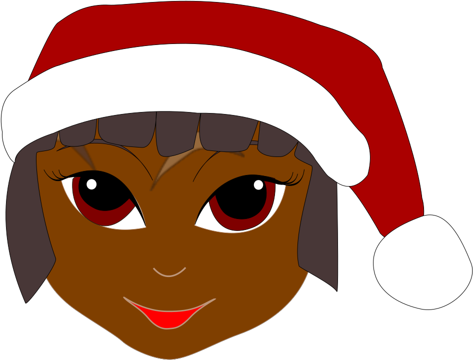 Cartoon Santa Face 18, Buy Clip Art - Png Download (960x711), Png Download