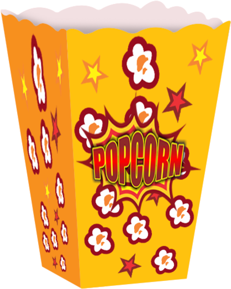 Custom Popcorn Box Printing Company Clipart (796x996), Png Download