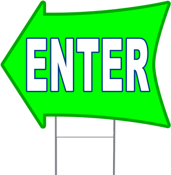 Enter 2 Sided Arrow - Sistema 3 Clipart (600x600), Png Download