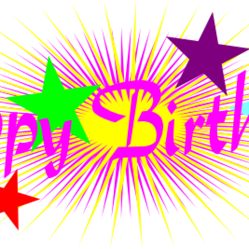 Happy Birthday Clip Art Animated Animated Birthday - Happy Birthday Images Png Transparent Png (1024x1024), Png Download