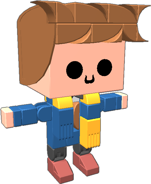 Or Newton Scamander His Scarf Is Fuzzy Lol What In - Cartoon Clipart (768x768), Png Download