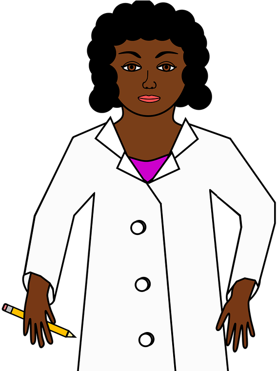 *three Women Responded In Three Unique Ways To The - African American Clipart Doctor - Png Download (640x760), Png Download