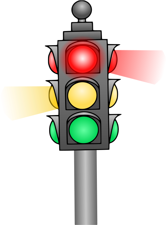 Traffic Light 4 Clipart (636x900), Png Download