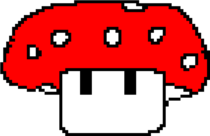 Mario Mushroom - Cartoon Clipart (970x690), Png Download
