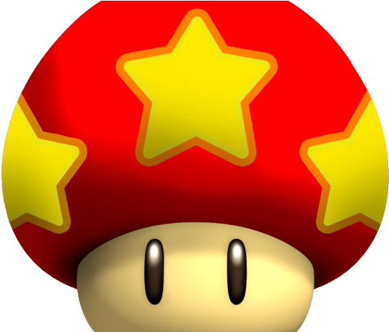 Nintendo Clipart Mario Mushroom - Super Mario Mushroom - Png Download (640x480), Png Download