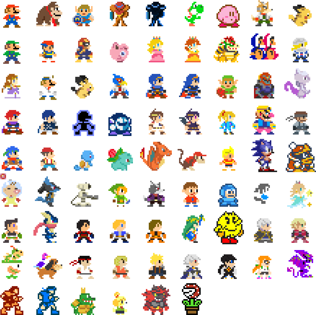 Everyone Is A Super Mario Maker Mystery Mushroom The - Brawlcats Clipart (1130x1130), Png Download
