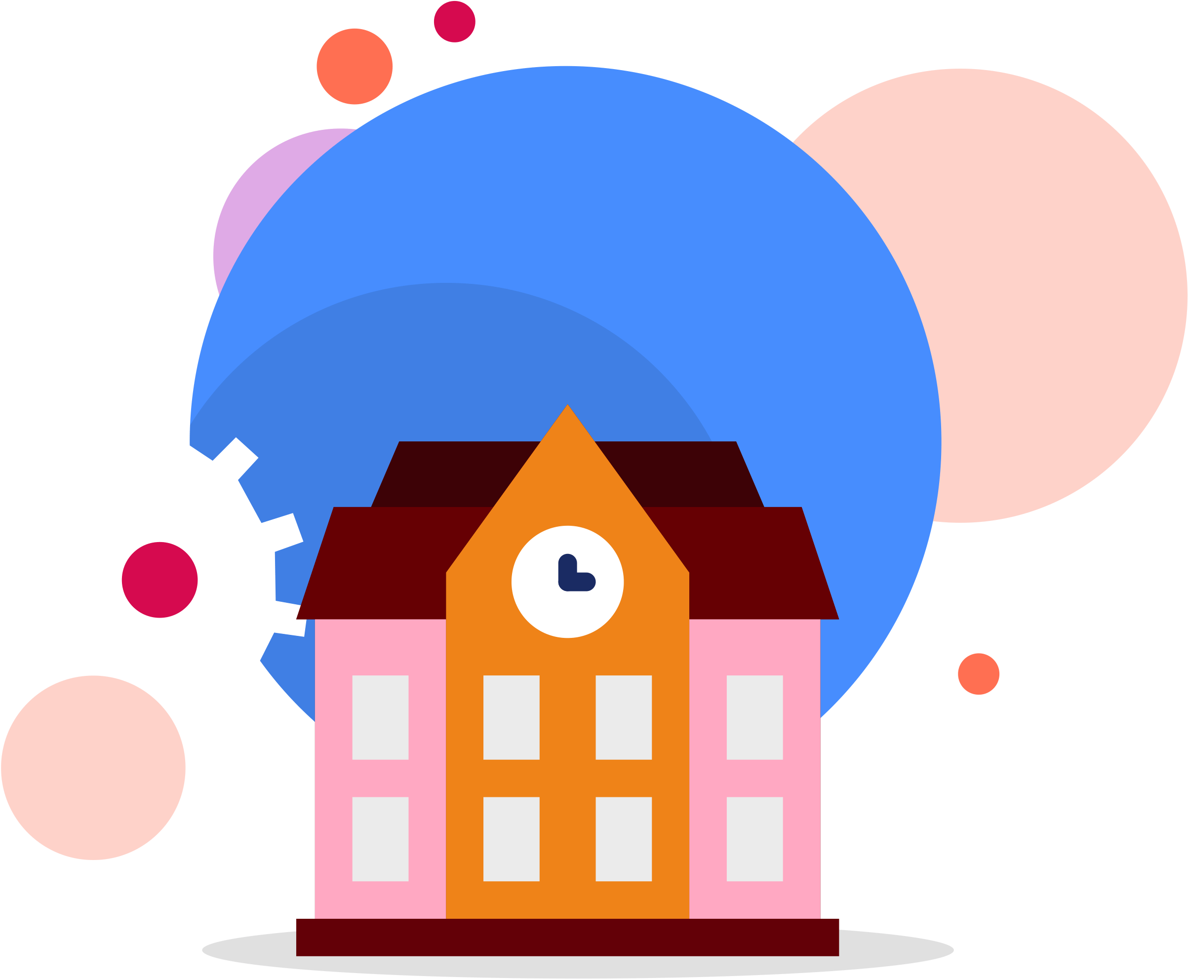 College/school - “ - Illustration Clipart (3016x2010), Png Download