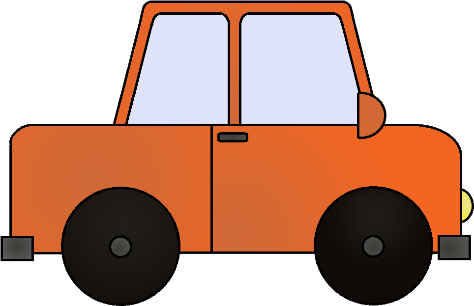 Orange Train Clipart & Orange Train Clip Art Images - Vehicles Clipart Transparent Background - Png Download (991x652), Png Download