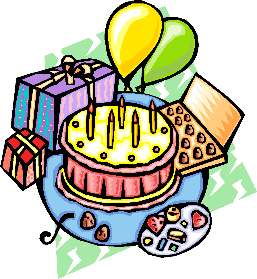 Curriculum Night On Emaze - Birthday Cake With Presents Clipart - Png Download (952x1051), Png Download