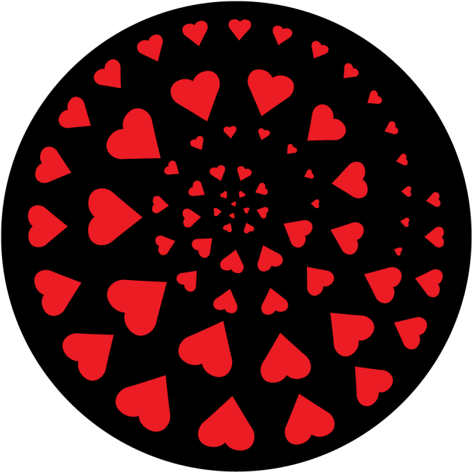 Heart Swirl - Apollo Design 4026 Circle Of Love Steel Pattern Clipart (800x800), Png Download