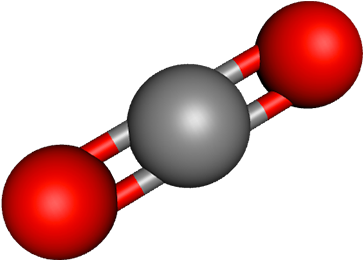 Carbon Dioxide Molecule Transparent Clipart (597x597), Png Download