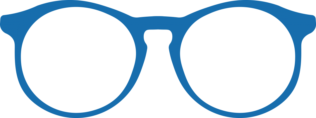 176dad Rayban2 - Glasses Clipart (1080x404), Png Download