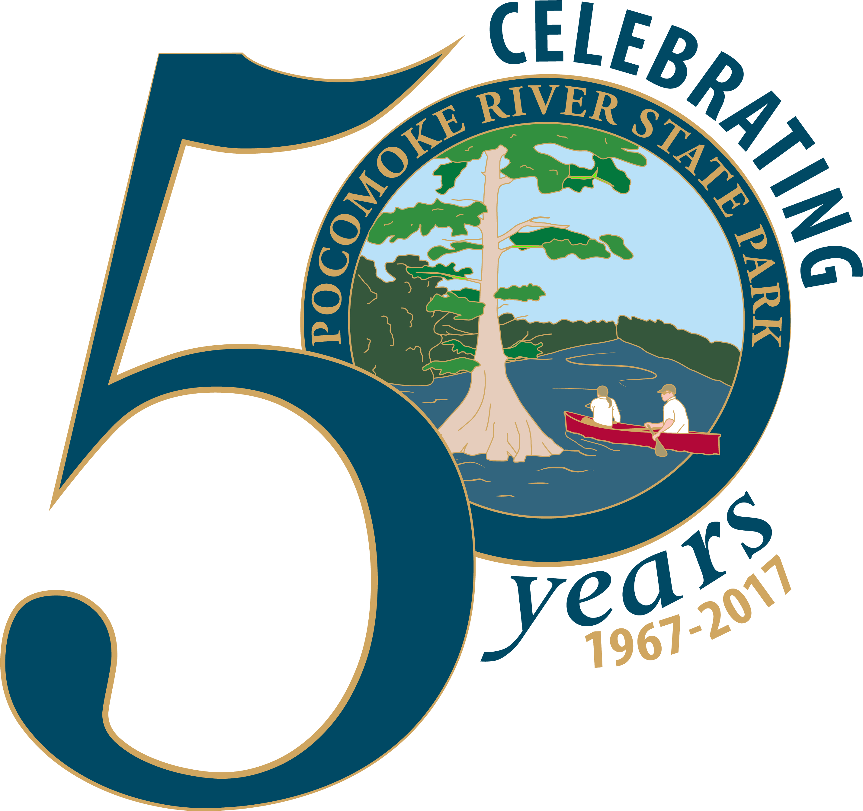 Logo For Pocomoke River State Park's Fiftieth Anniversary - Afyonkarahisarspor Clipart (3096x3069), Png Download