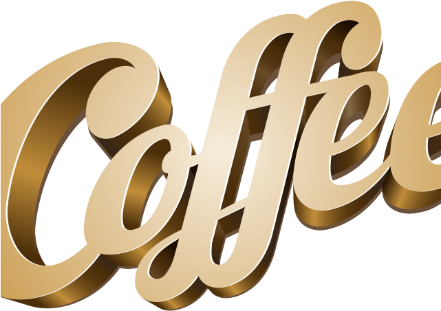 Coffee Clipart Donuts - Tipografia De Cafe Png Transparent Png (640x480), Png Download