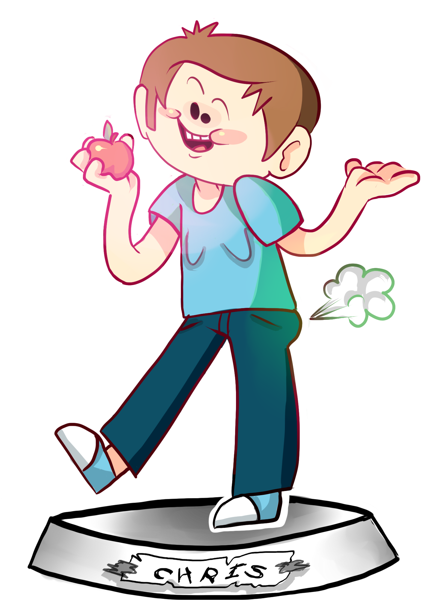 Author Comments - Cartoon Clipart (1470x2078), Png Download