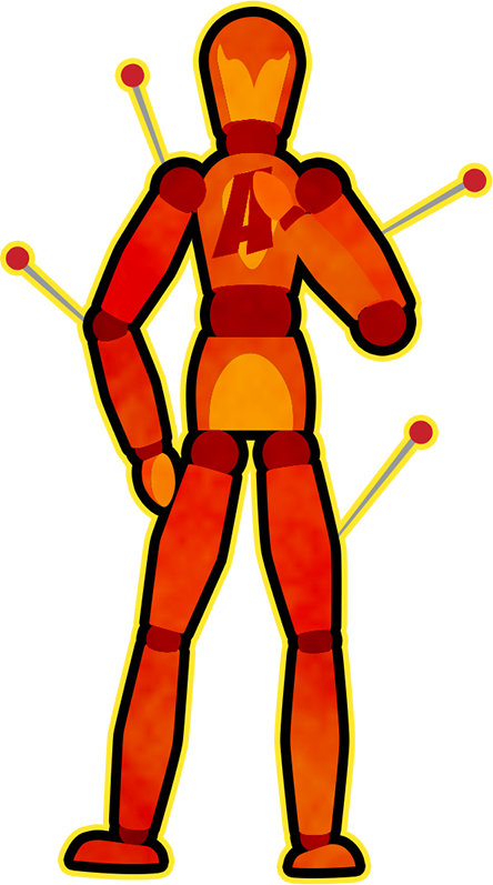 His Villians, Arthrito, Verigross, Plantar And General - Cartoon Clipart (444x797), Png Download