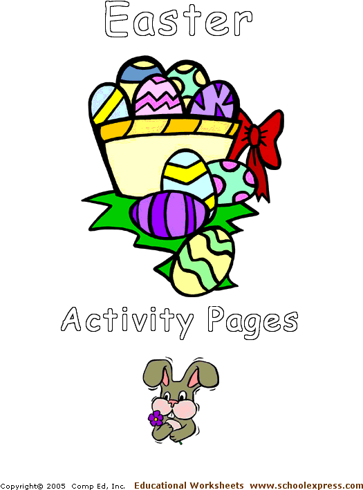 Easter Set - Easter Alphabetizing Worksheet Clipart (539x720), Png Download