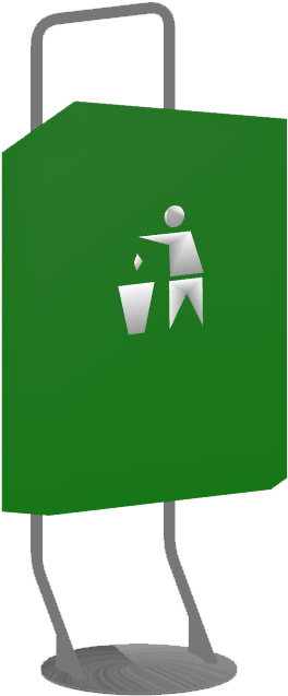 Recycling Bin - Sign Clipart (636x636), Png Download