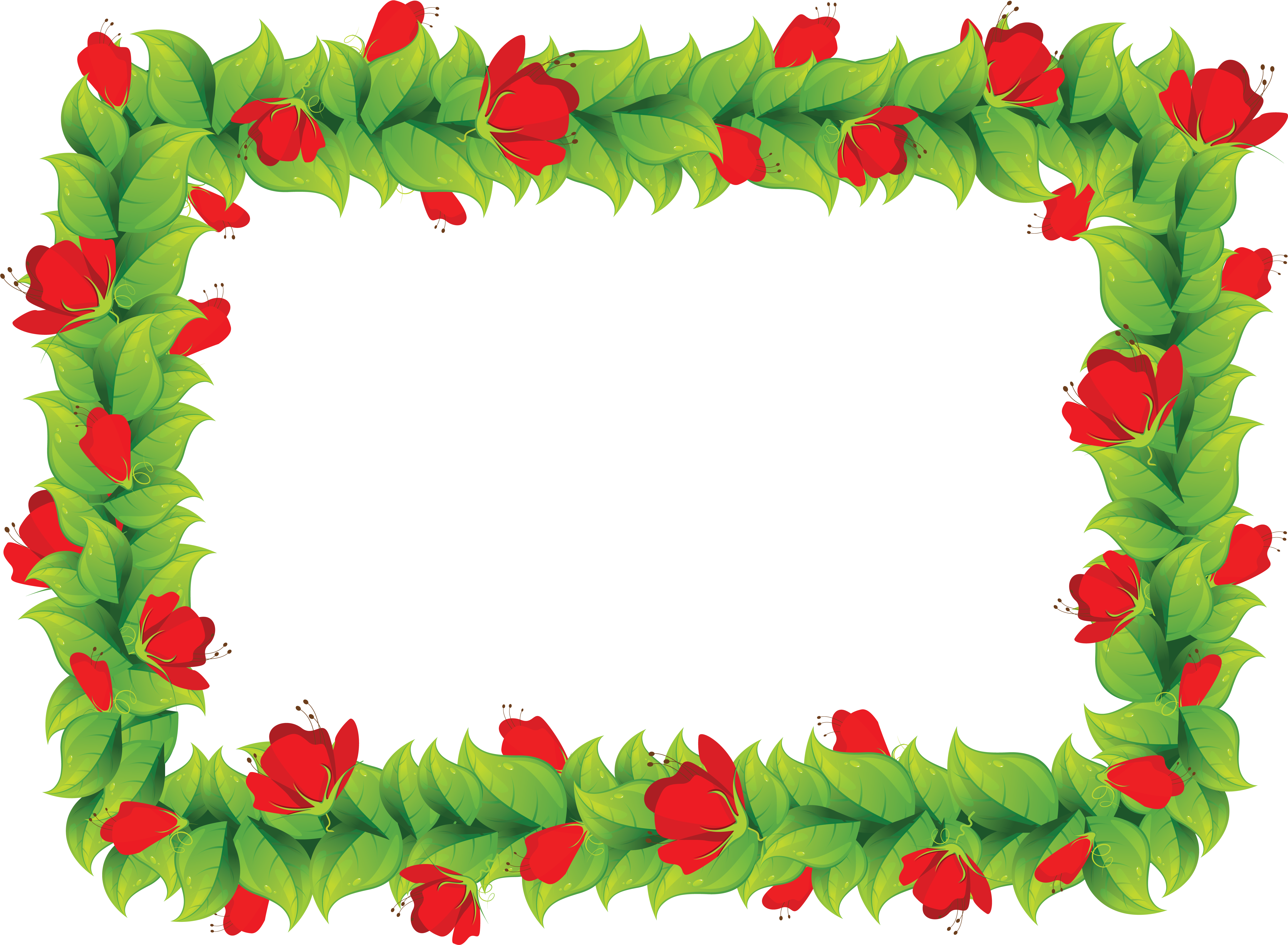 Clip Art Colorful Borders And Frames - Png Download (5691x4172), Png Download