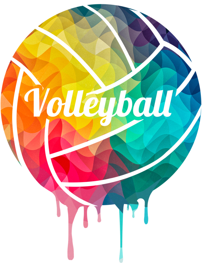 Sweatshirt/tshirt/long Sleeve T - Cute Volleyball Clipart (724x1024), Png Download