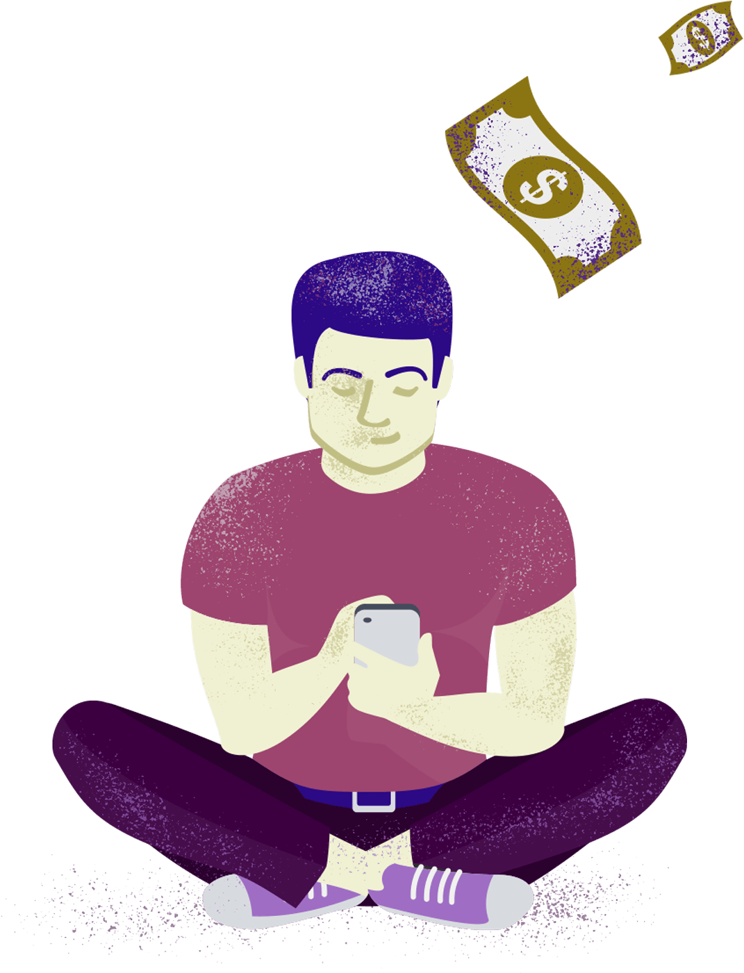 Credit Insurance - Sitting Clipart (1400x1400), Png Download