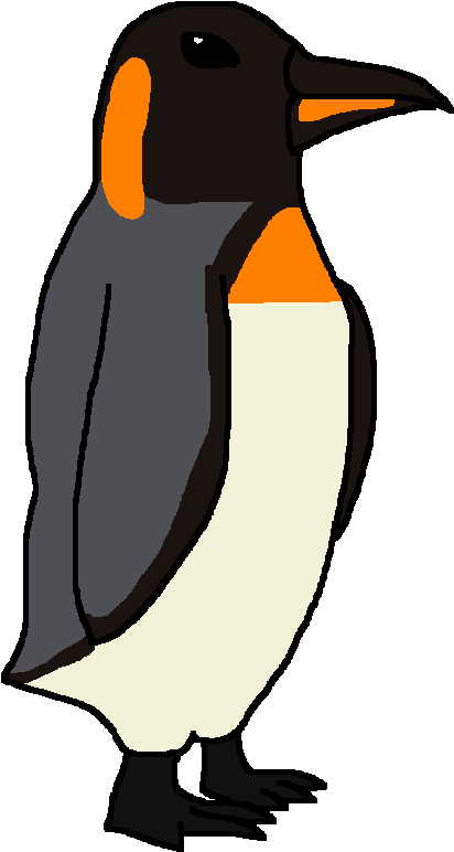 Emperor Penguin - Penguin Clipart (424x781), Png Download
