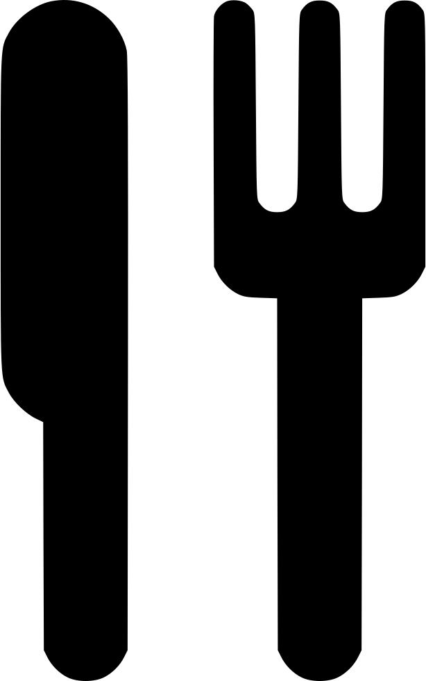 Food Eat Restaurant Fork Knife Comments - Food Clipart (614x980), Png Download