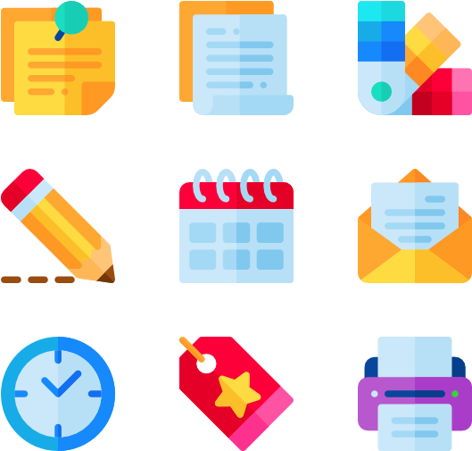 Stationery - Icon Clipart (600x564), Png Download