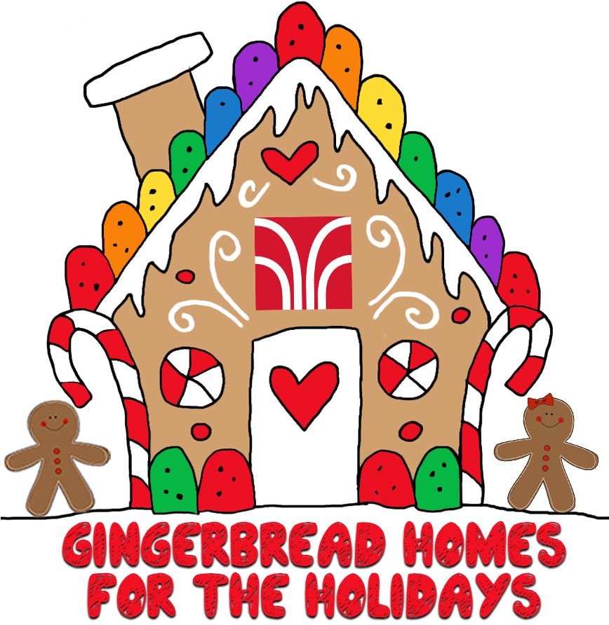 Gingerbread Homes For The Holidays Clip Free Library - Transparent Gingerbread House Clipart - Png Download (867x900), Png Download