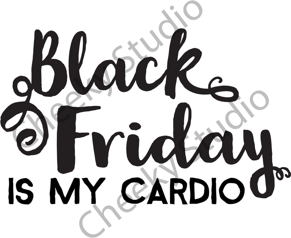 Picture Of Black Friday Cardio - Free Black Friday Svg Clipart (1000x912), Png Download