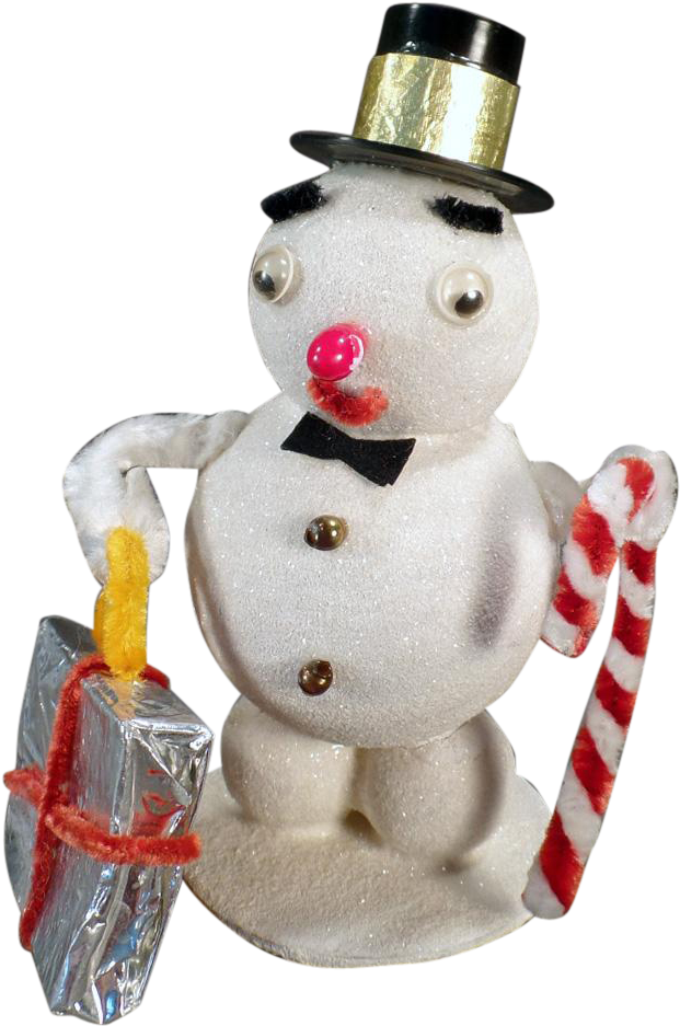 Vintage Snowmen Christmas Decoration Frosty The Snowman - Snowman Clipart (936x936), Png Download