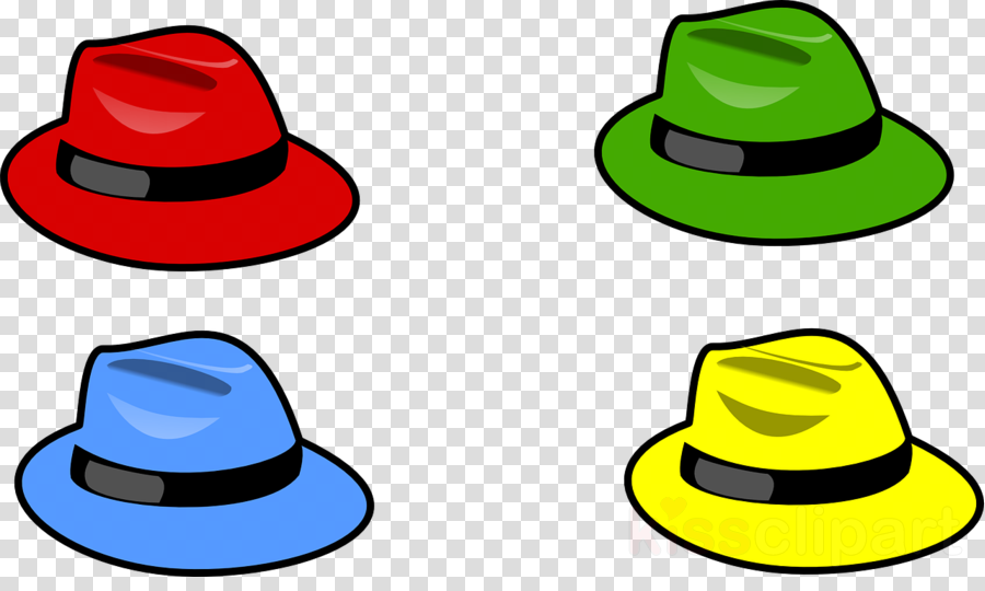 4 Things Clipart Lent - Seis Sombreros Para Pensar Sombrero Amarillo - Png Download (900x540), Png Download