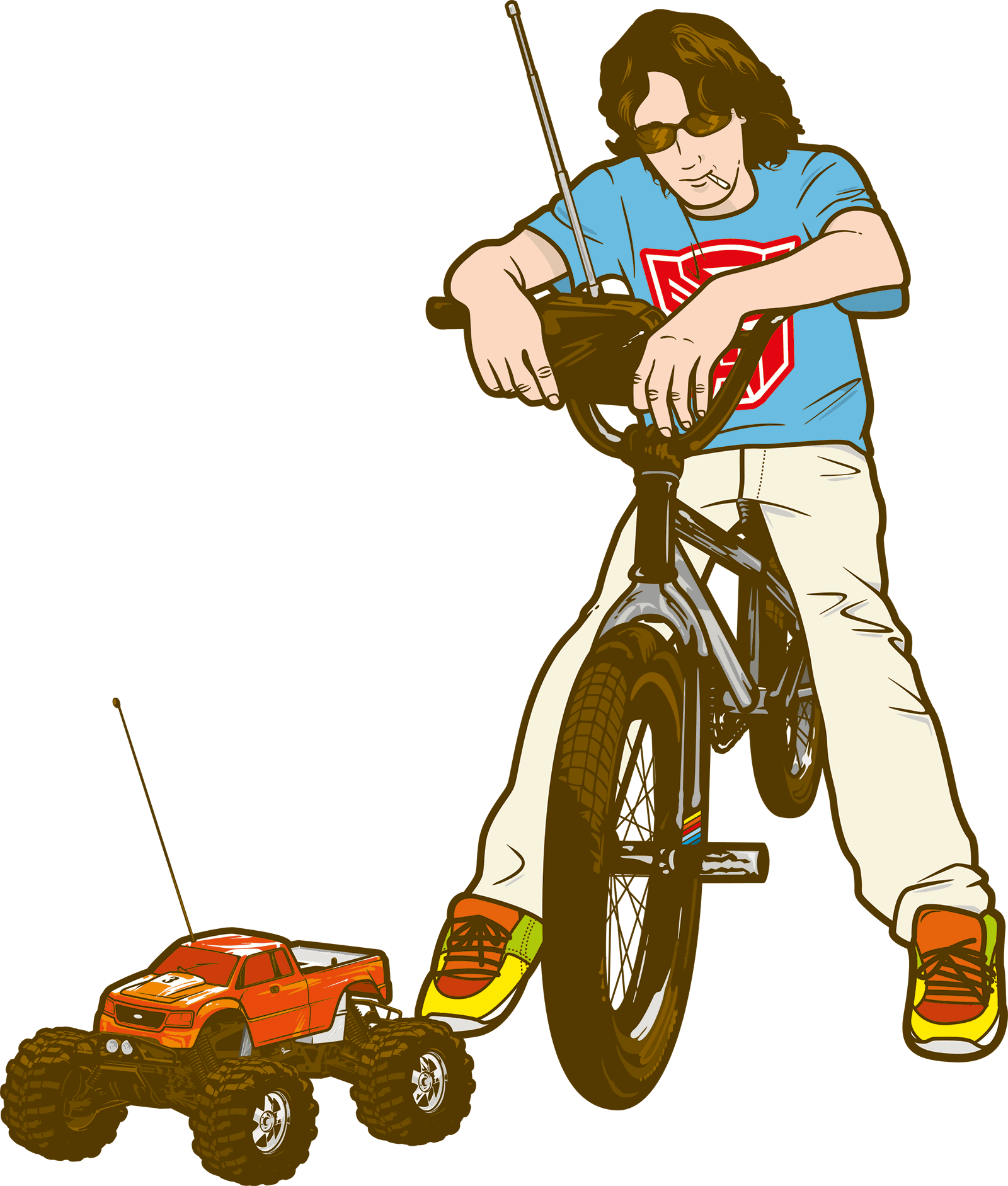 The Big Kid - Child Clipart (1600x1882), Png Download