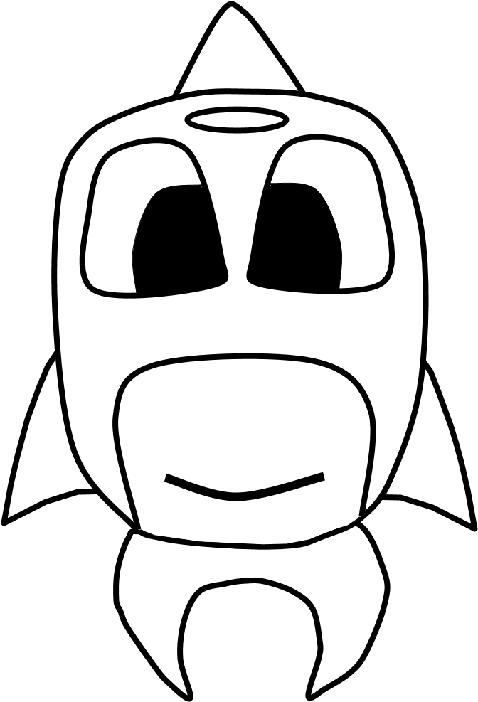 Dolphin, Big Eyes, Black And White, Cartoon Animal, - Dolphin Clipart (816x1056), Png Download