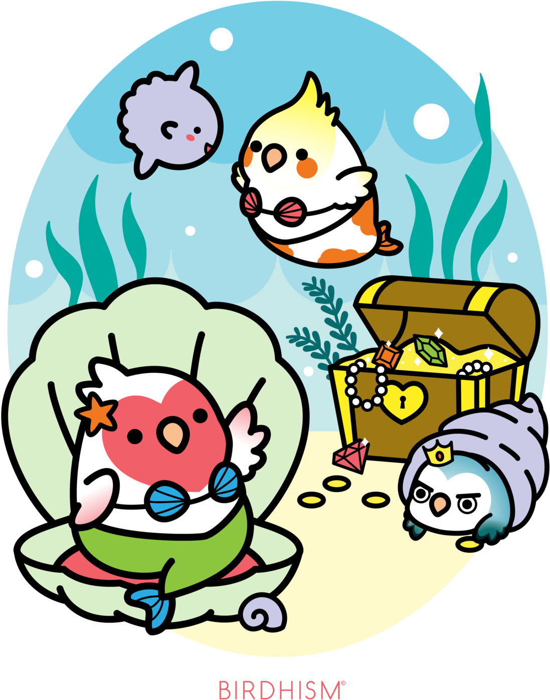 Redbubble - Birdhism - Com - T-shirt Clipart (1280x1657), Png Download