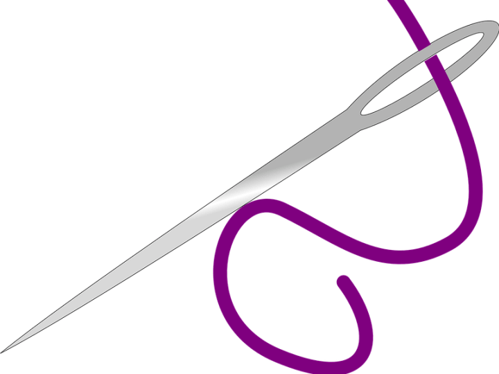 Fancy Needle And Thread Png Clipart (720x540), Png Download