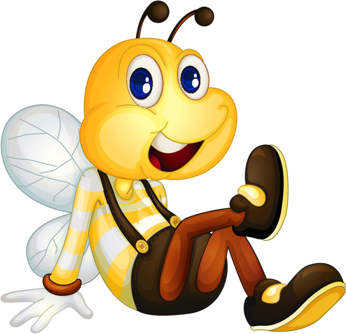 Bee Clipart, Ruche, Cute Bee, Clip Art - Bee Border - Png Download (690x666), Png Download