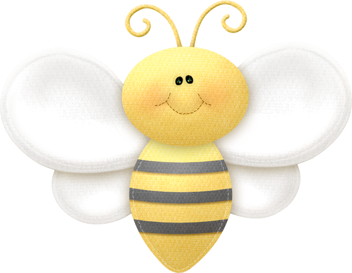 Bee Clipart, Cute Bee, Buzzy Bee, Ruche, Queen Bees, - Vocales Animadas Para Imprimir - Png Download (713x554), Png Download