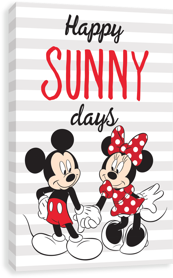 Mickey & Minnie - Mickey Canvases By Entertainart - Mickey Mouse & Clipart (1000x1000), Png Download