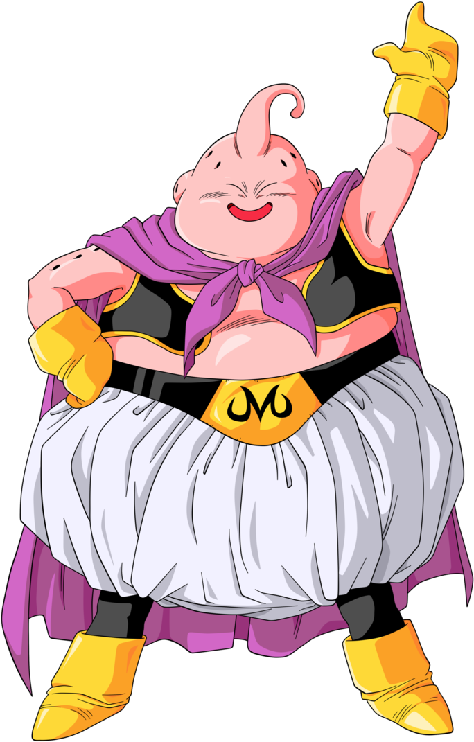 Buu Adalah Bentuk Pertama Dari Buu Terlihat Dalam Seri - Majin Buu Clipart (726x1099), Png Download
