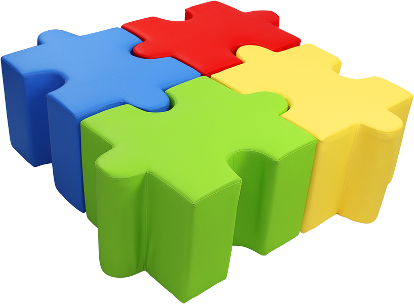 Puzzle Clipart Road - Office Furniture Ottoman Australia - Png Download (1000x1000), Png Download