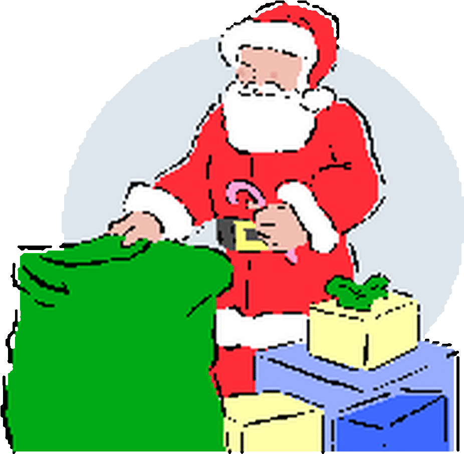 Santa Clipart Secret Shop - Gifts - Png Download (930x915), Png Download