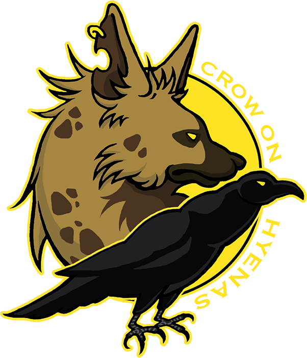 Crow On Hyenas Ent - Crow On Hyenas Entertainment Clipart (602x700), Png Download
