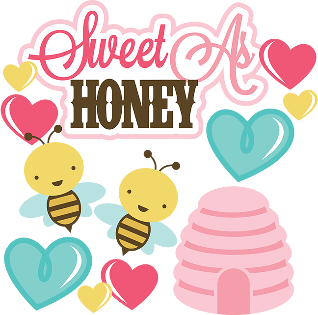 Sweet As Honey Svg File For Scrapbooking Cardmaking - Svg Files Honey Word Clipart (648x641), Png Download