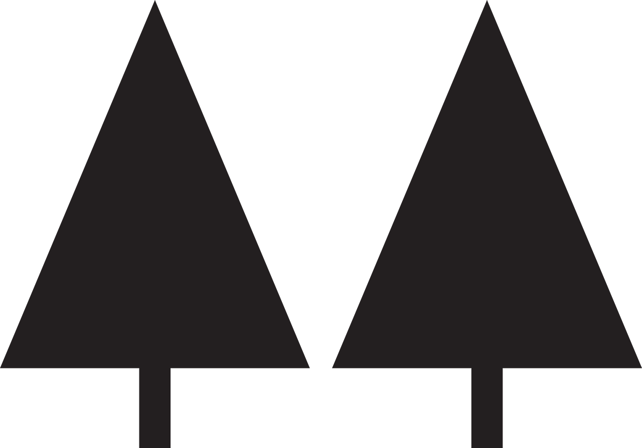 Черная Елка Пнг Clipart (1280x894), Png Download