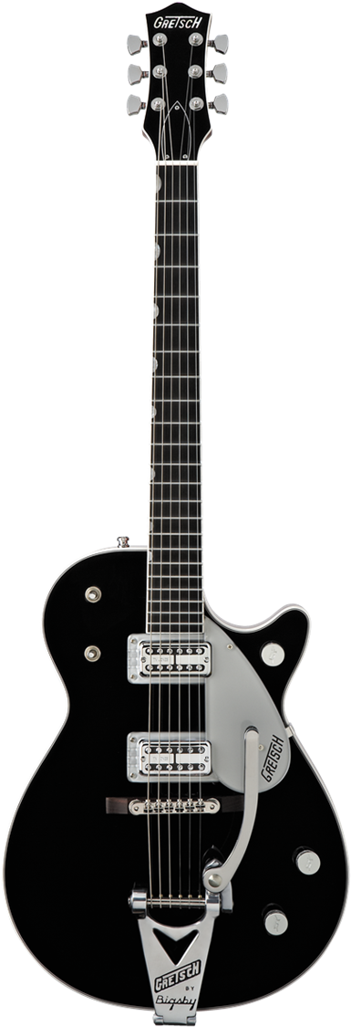 Gretsch G6128t-tvp Power Jet Electric Guitar W/ Bigsby - Gretsch Guitar Solid Body Clipart (386x1186), Png Download
